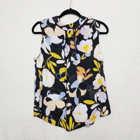Floral Sleeveless Mock Neck Blouse *NWT* - Picture 2 of 7